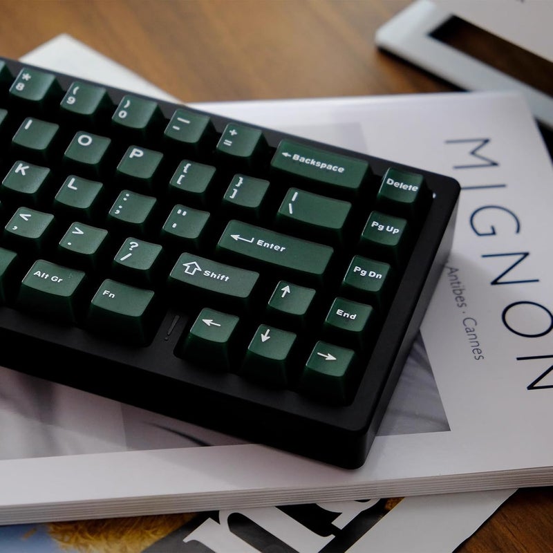 Sumgsn 114 Keys Custom Translucent Double Shot Keycaps Cherry Profile Emeral Green Keycaps Set Fit for Cherry Mx Switches Mechanical Keyboard - Image 2